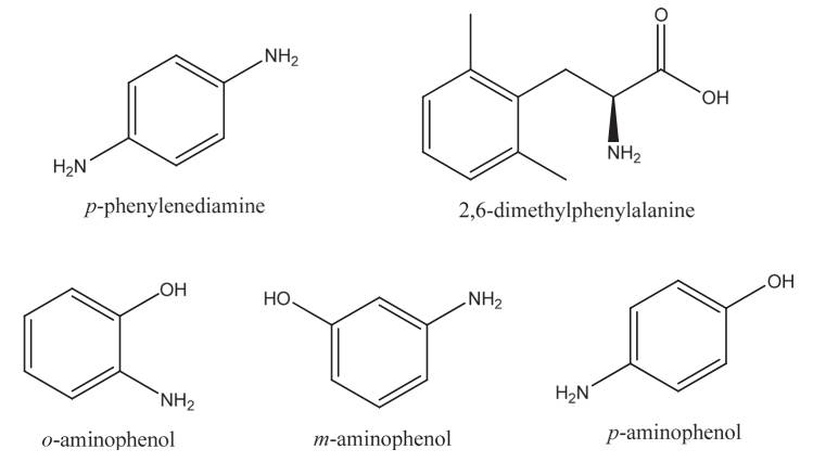 Examples of dye intermediates