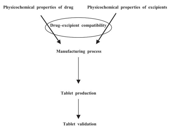 The role of drug-excipient compatibility in the prescription process evaluation.