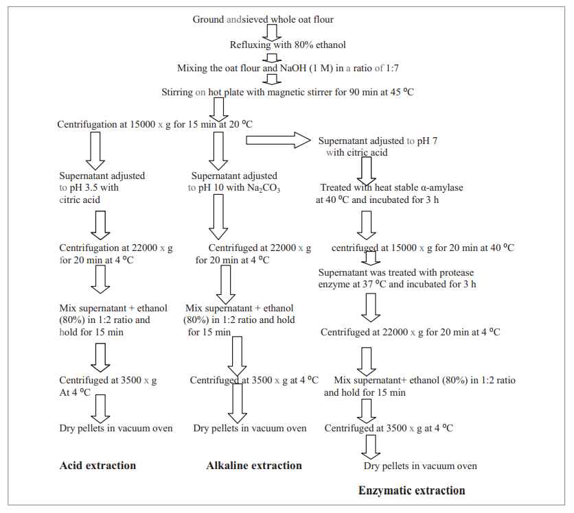 Extraction and purification of oat β-D-glucan