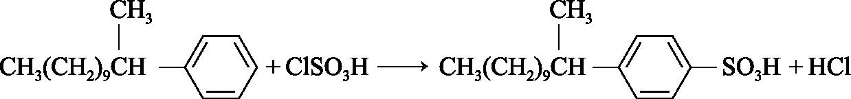 Sulfonation Reaction - Synthesis of Sodium Dodecyl Benzene Sulfonate